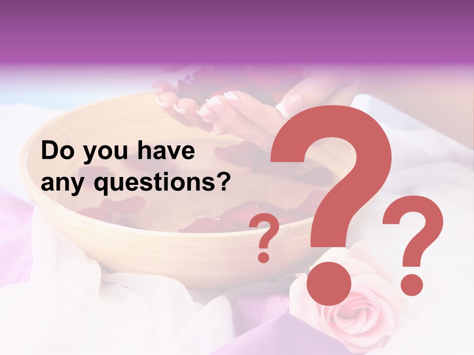 Petal Soft Hand PowerPoint Template