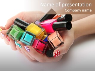 Mix Make Up Cosmetic PowerPoint Template