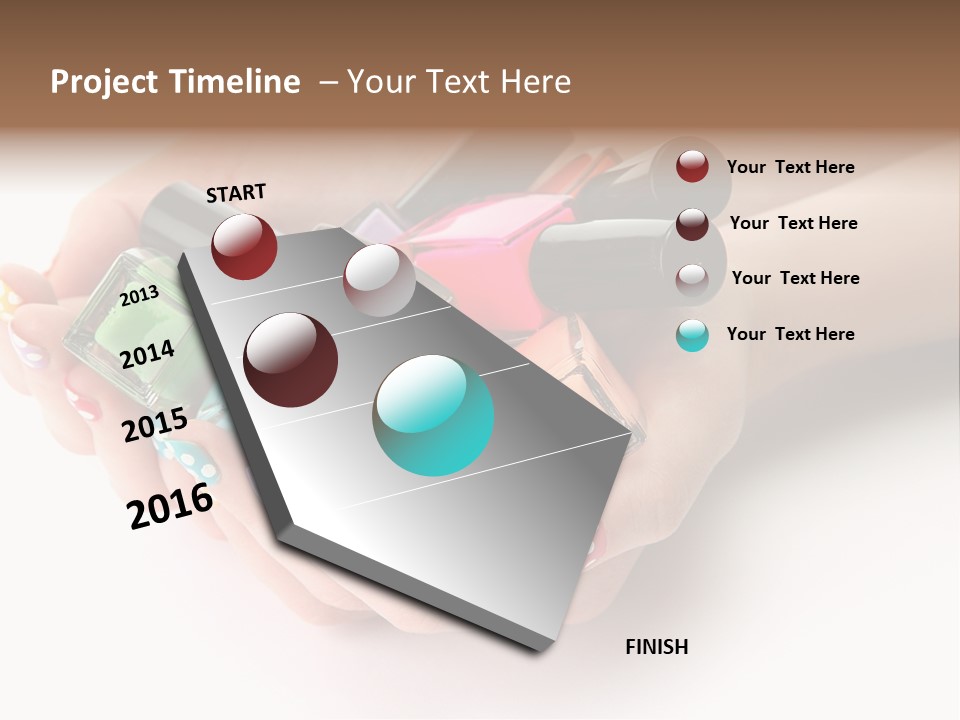 Mix Make Up Cosmetic PowerPoint Template