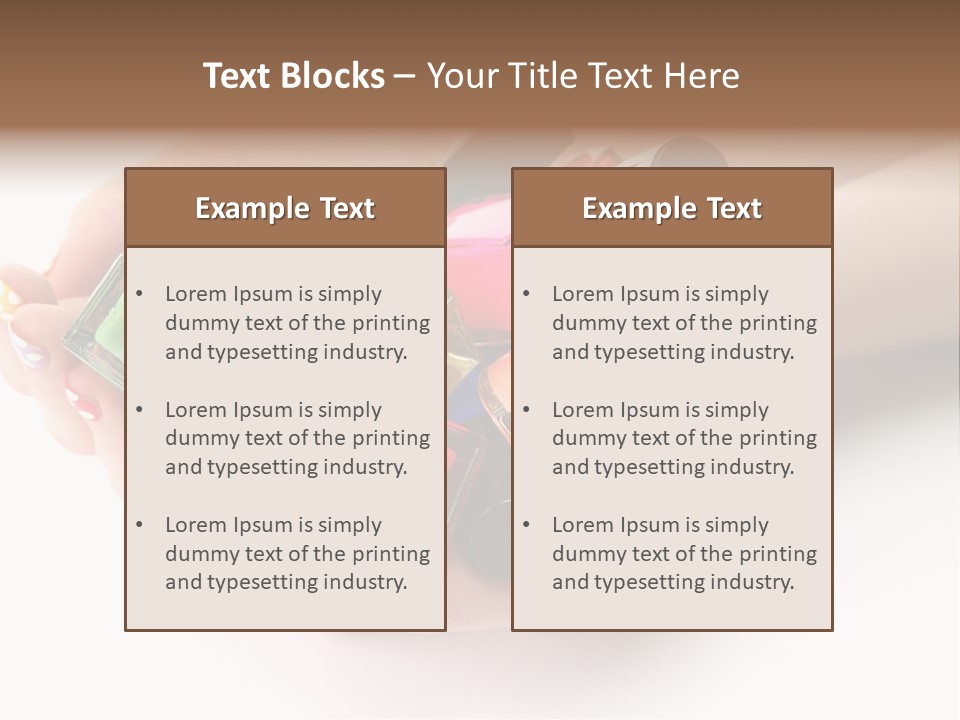 Mix Make Up Cosmetic PowerPoint Template