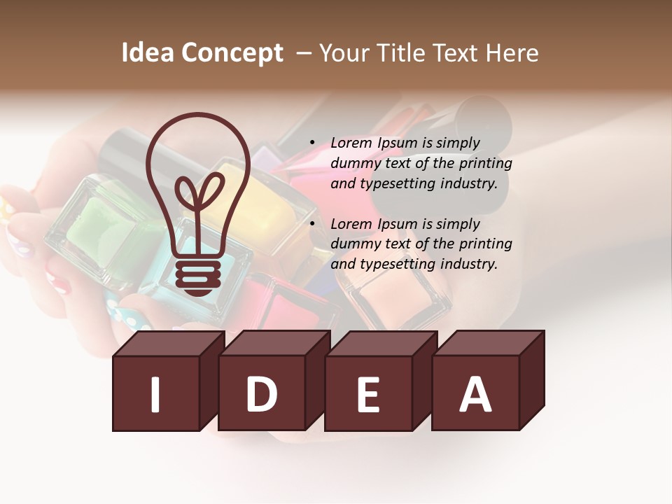 Mix Make Up Cosmetic PowerPoint Template