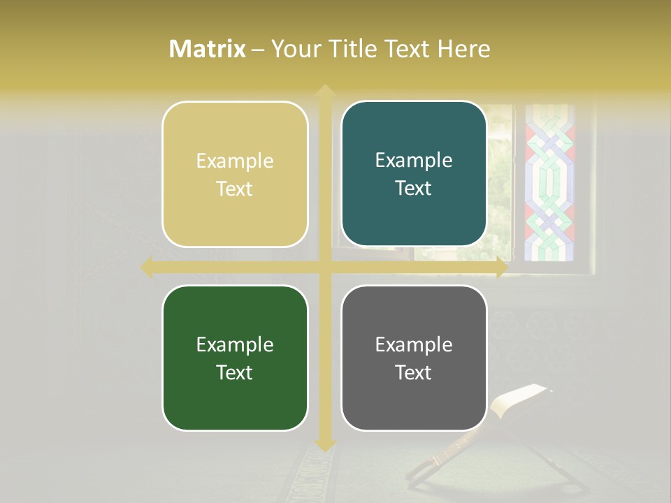 Document Background Koran PowerPoint Template