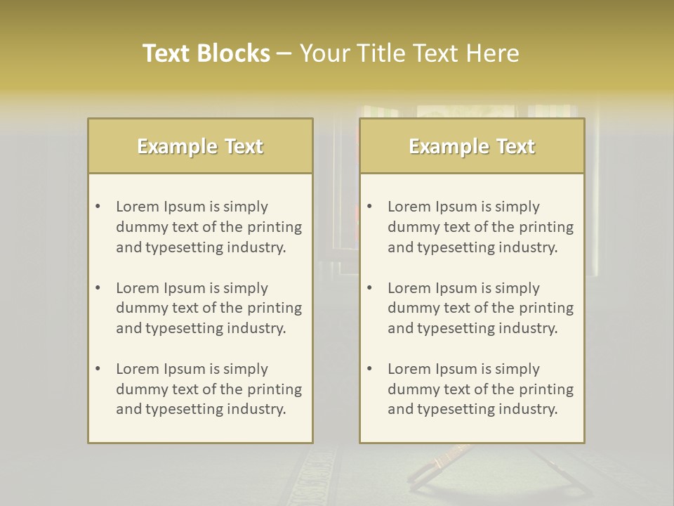 Document Background Koran PowerPoint Template