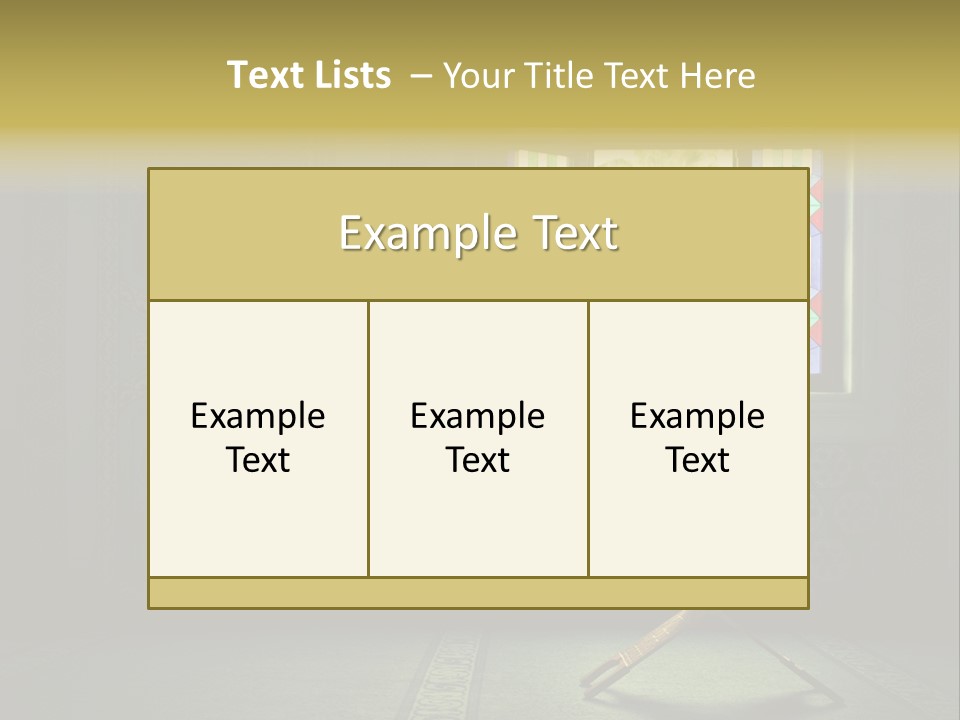 Document Background Koran PowerPoint Template