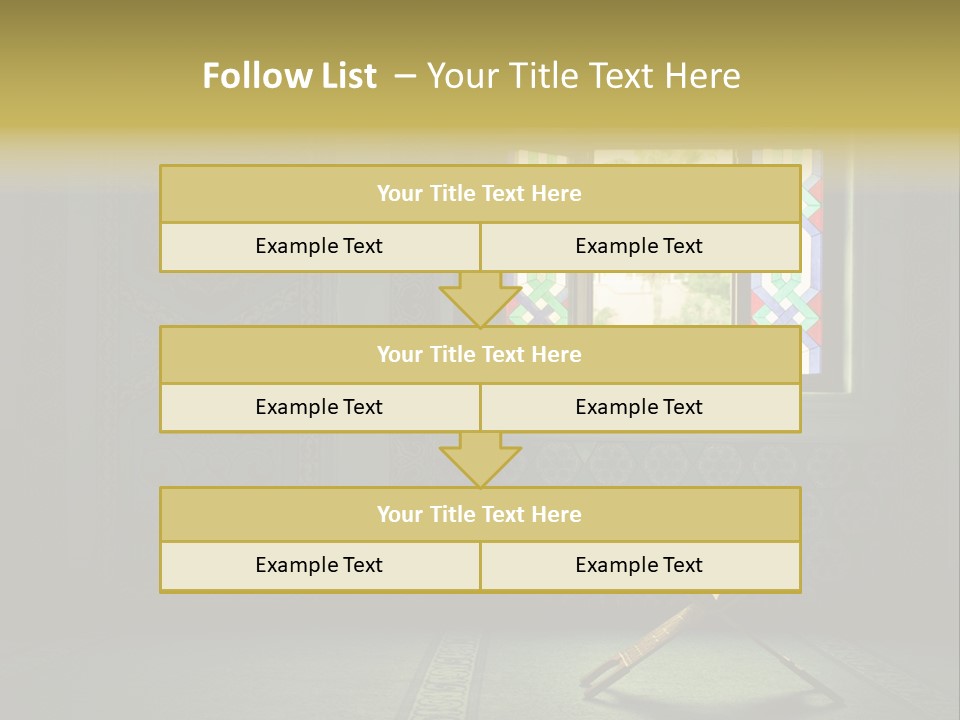 Document Background Koran PowerPoint Template