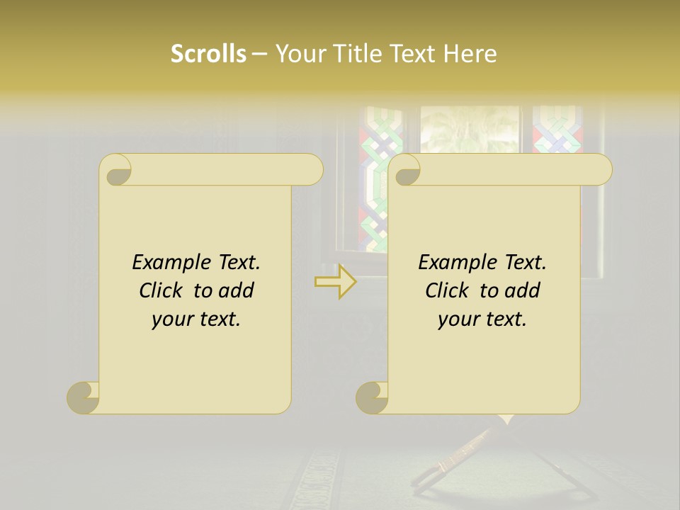 Document Background Koran PowerPoint Template