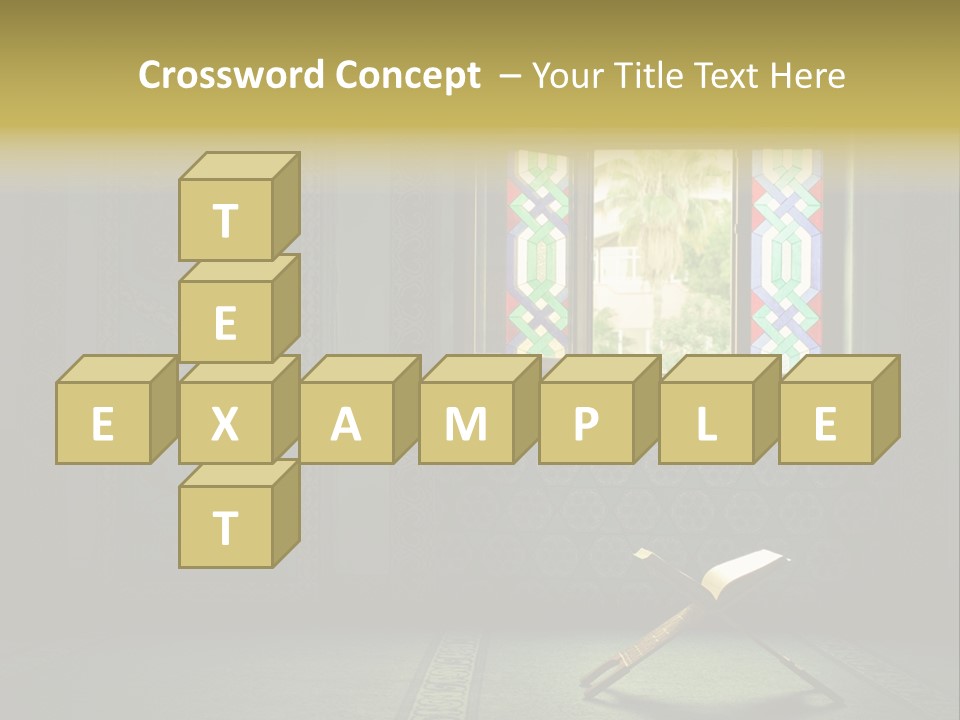 Document Background Koran PowerPoint Template