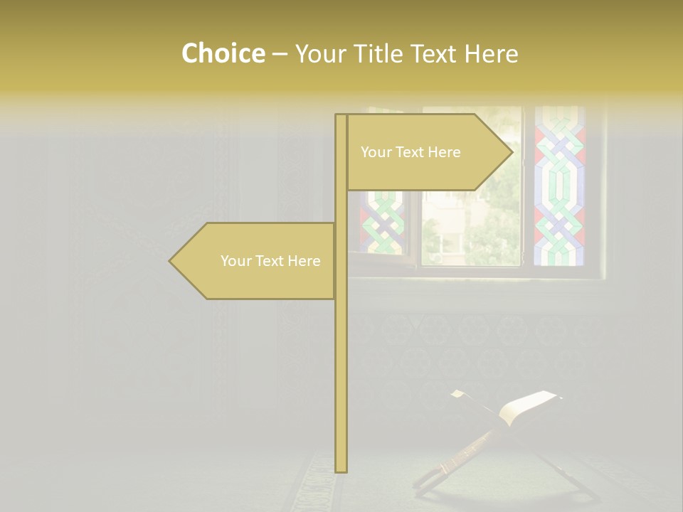 Document Background Koran PowerPoint Template