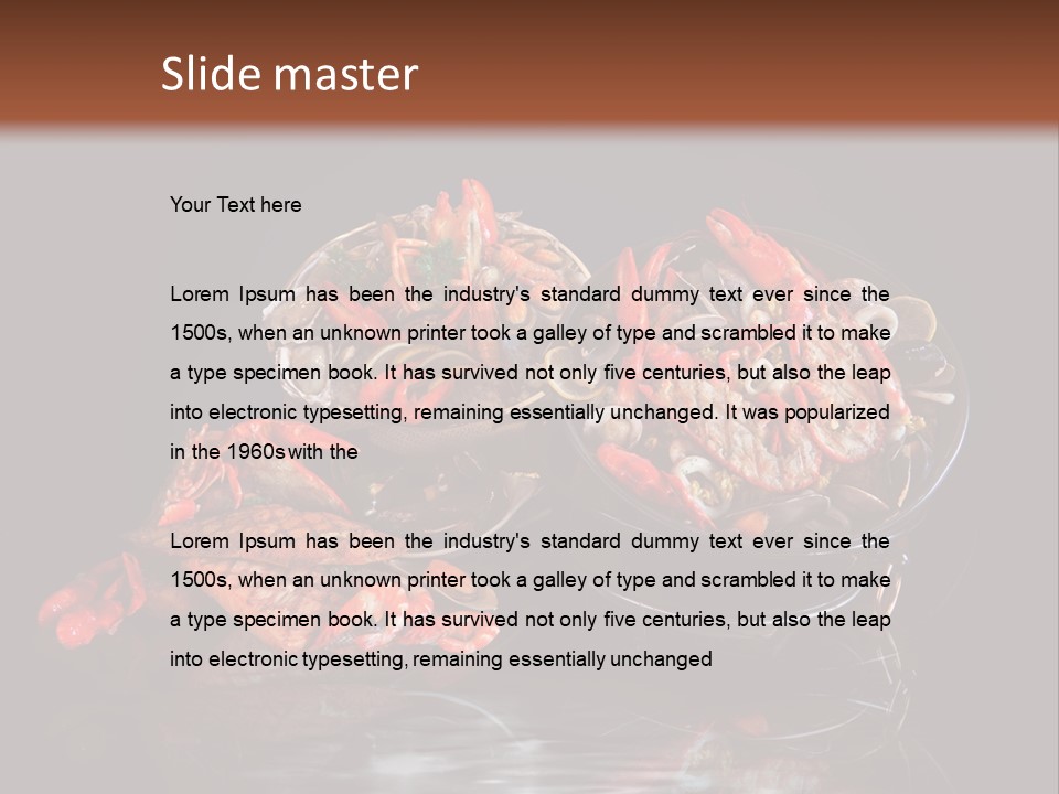 Sea Gourmet Shell PowerPoint Template