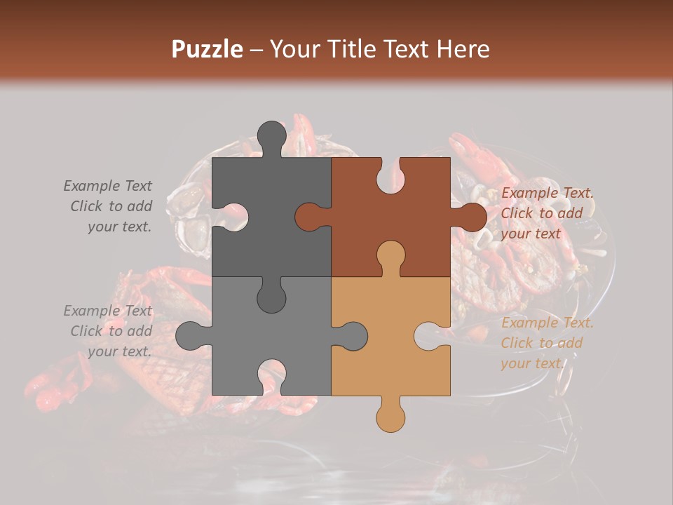 Sea Gourmet Shell PowerPoint Template