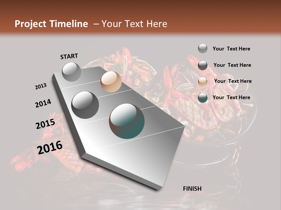 Sea Gourmet Shell PowerPoint Template