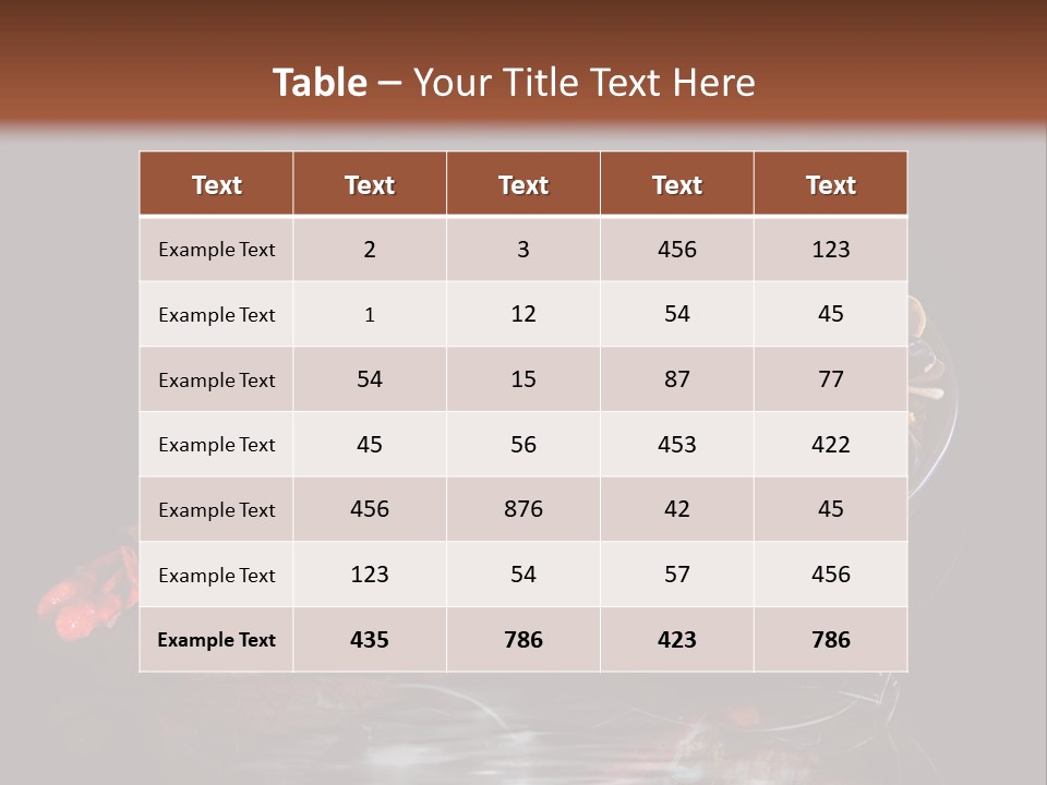 Sea Gourmet Shell PowerPoint Template