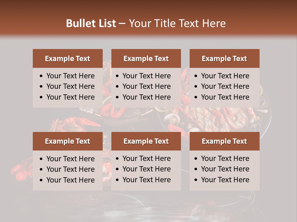 Sea Gourmet Shell PowerPoint Template