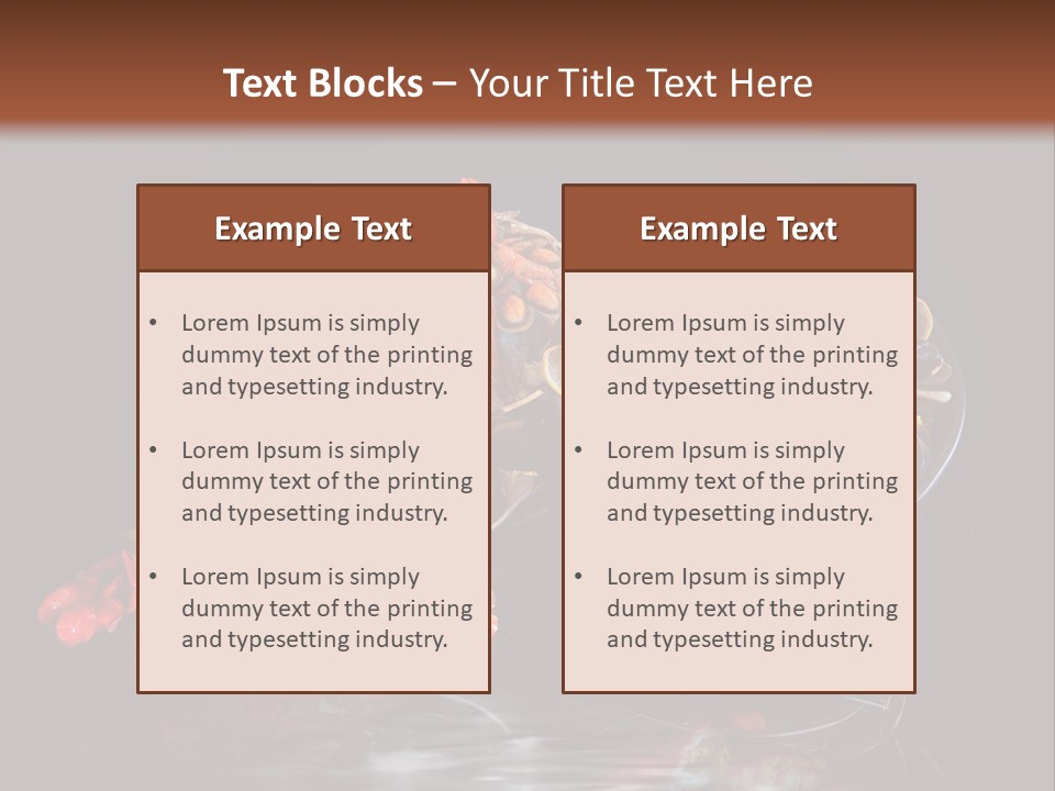 Sea Gourmet Shell PowerPoint Template