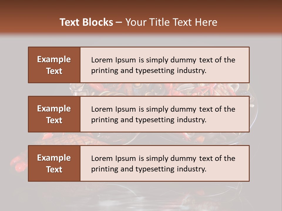 Sea Gourmet Shell PowerPoint Template