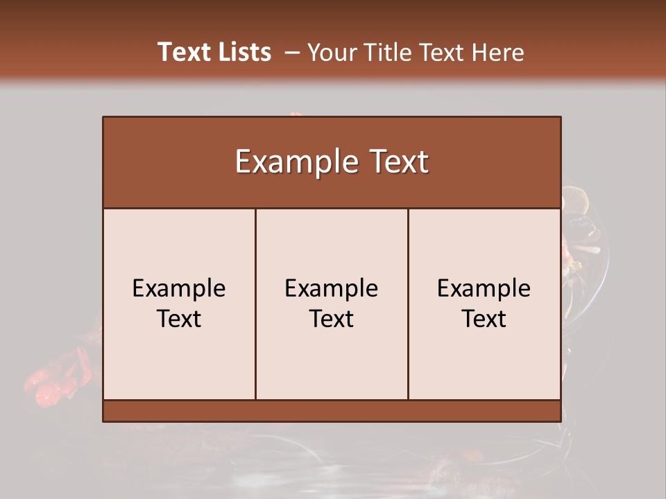 Sea Gourmet Shell PowerPoint Template