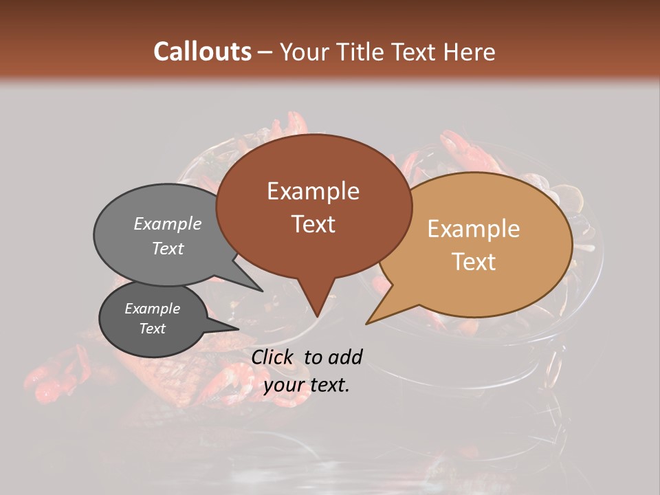Sea Gourmet Shell PowerPoint Template