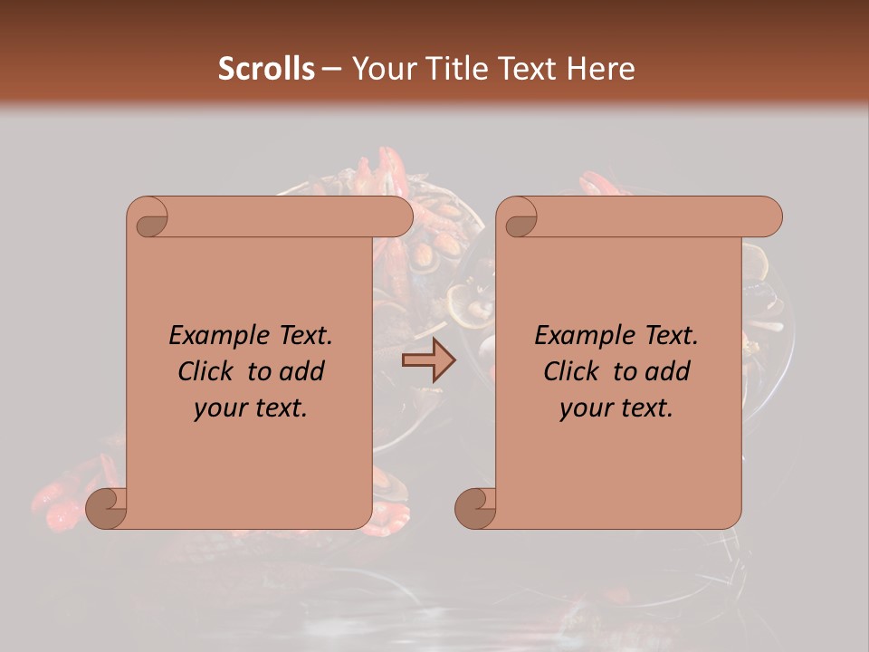 Sea Gourmet Shell PowerPoint Template