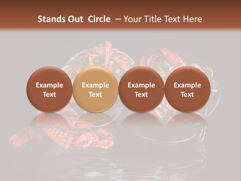 Sea Gourmet Shell PowerPoint Template