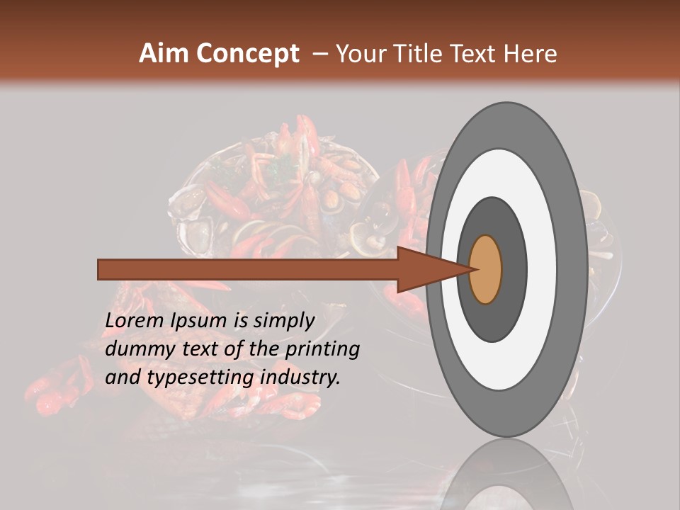 Sea Gourmet Shell PowerPoint Template