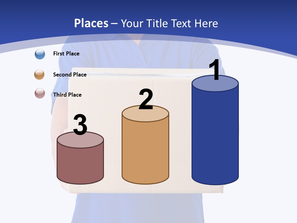 Deliver Isolated Deposit PowerPoint Template
