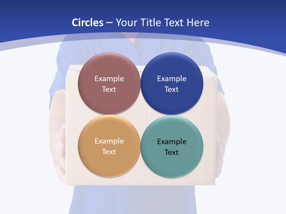 Deliver Isolated Deposit PowerPoint Template