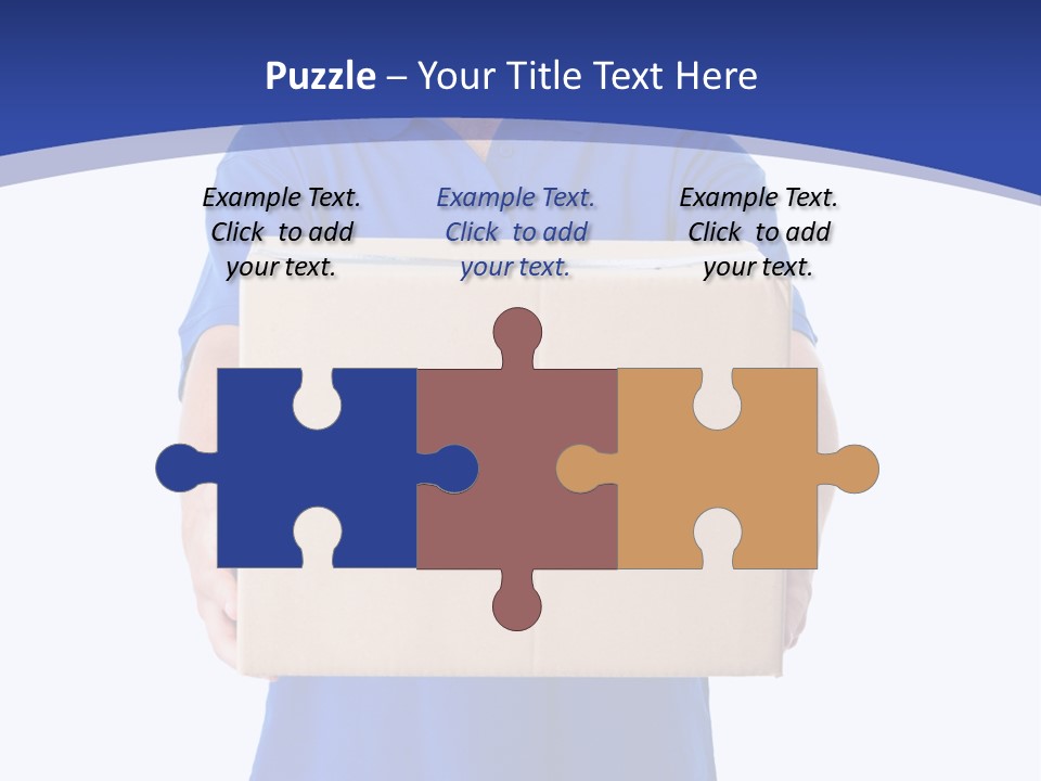Deliver Isolated Deposit PowerPoint Template