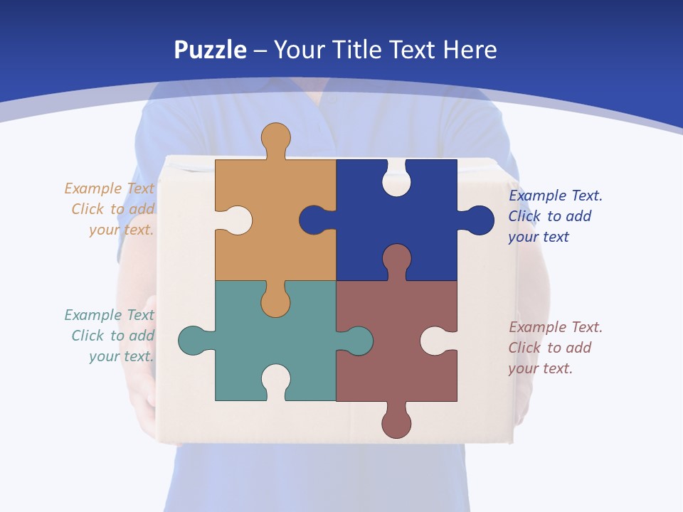 Deliver Isolated Deposit PowerPoint Template