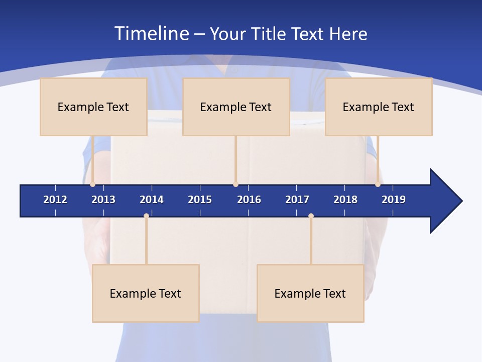 Deliver Isolated Deposit PowerPoint Template