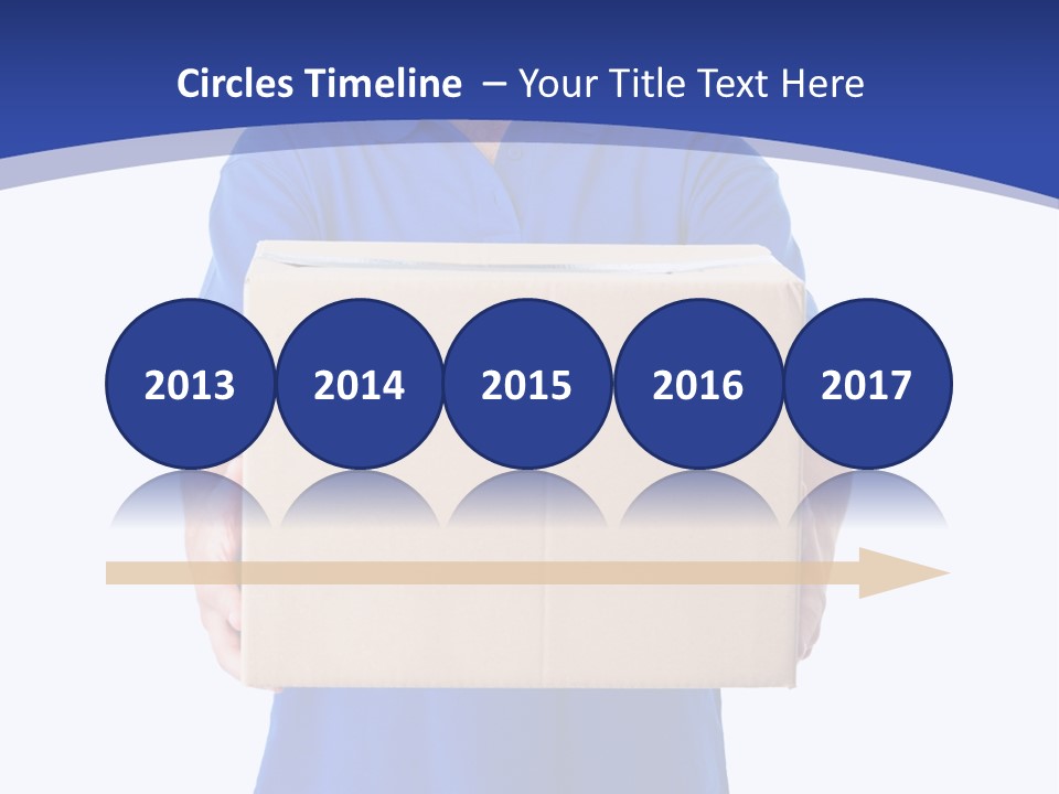 Deliver Isolated Deposit PowerPoint Template