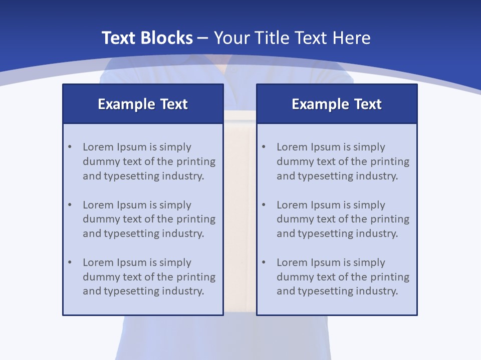 Deliver Isolated Deposit PowerPoint Template