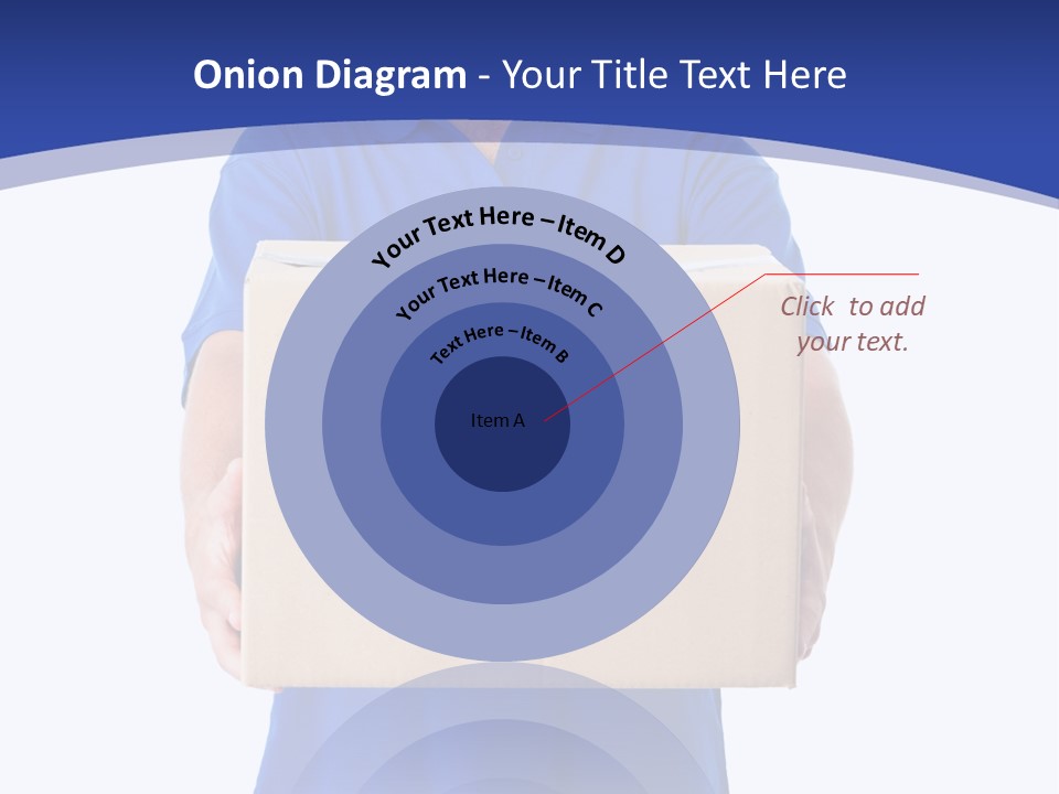 Deliver Isolated Deposit PowerPoint Template