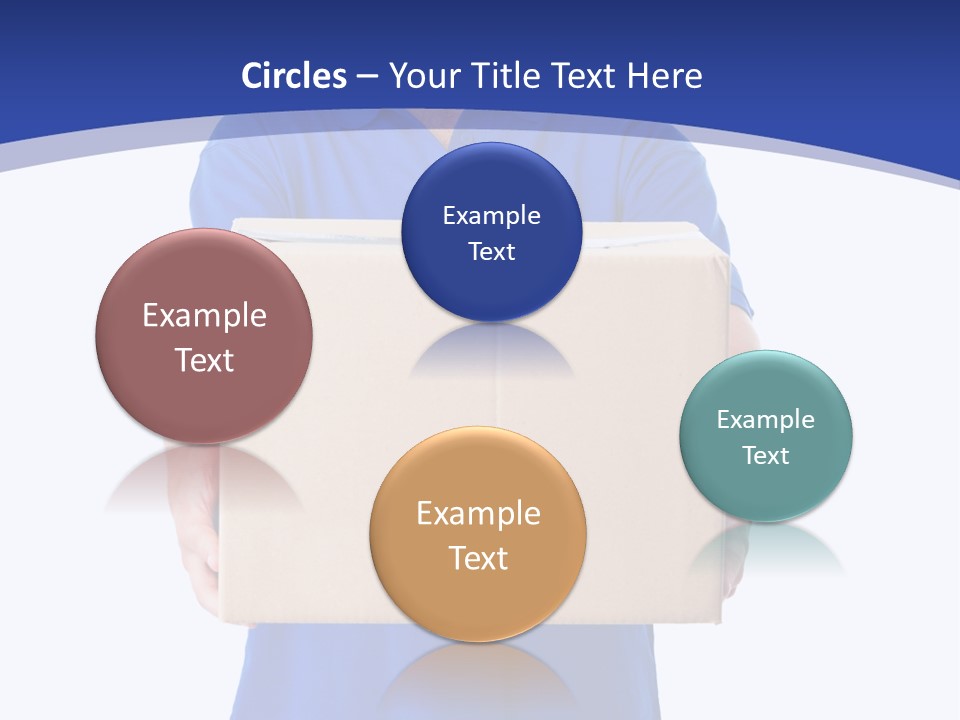 Deliver Isolated Deposit PowerPoint Template