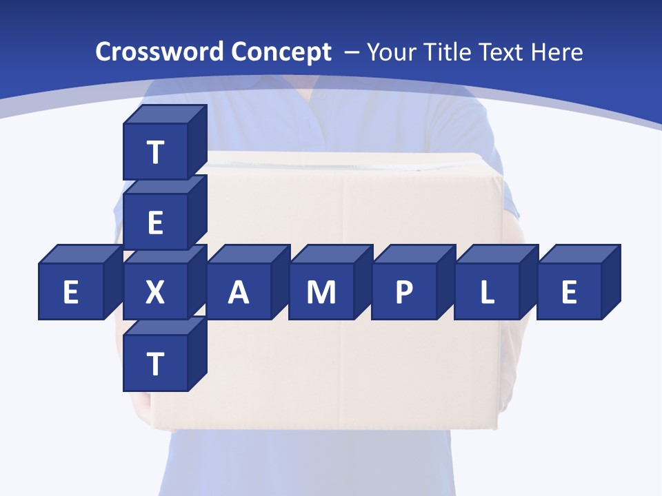 Deliver Isolated Deposit PowerPoint Template
