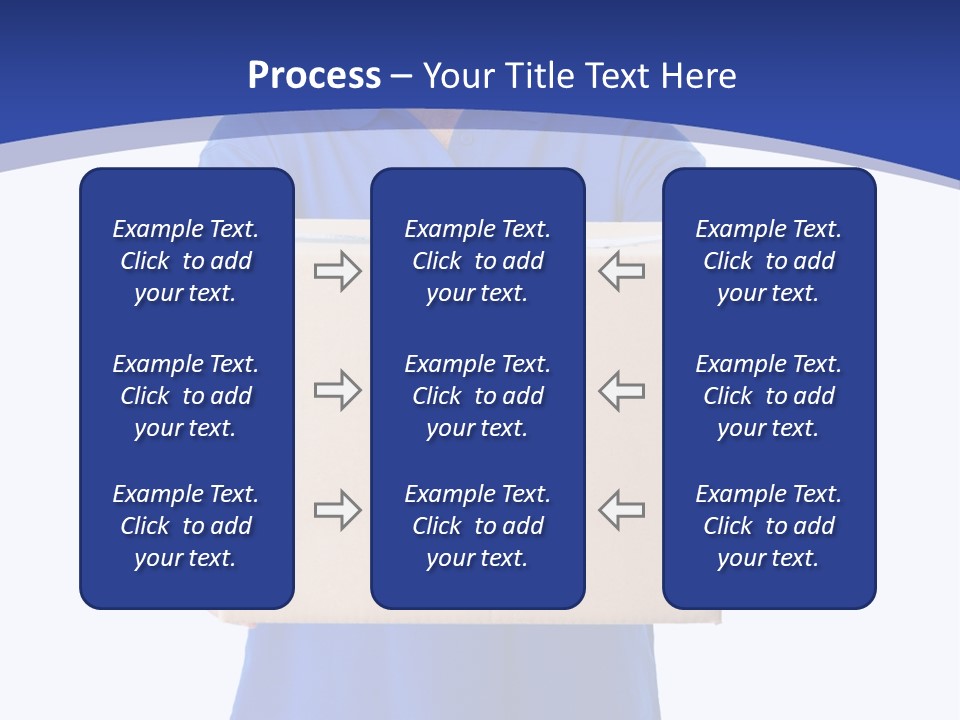 Deliver Isolated Deposit PowerPoint Template