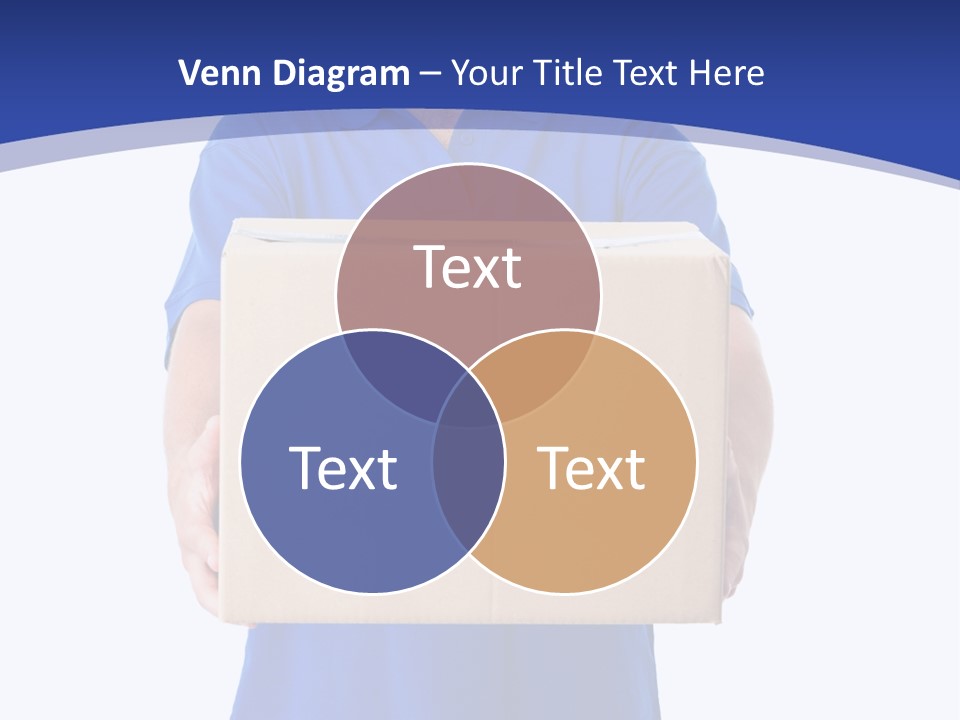 Deliver Isolated Deposit PowerPoint Template