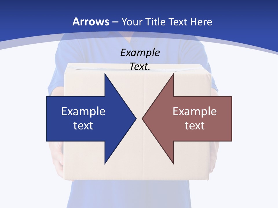 Deliver Isolated Deposit PowerPoint Template