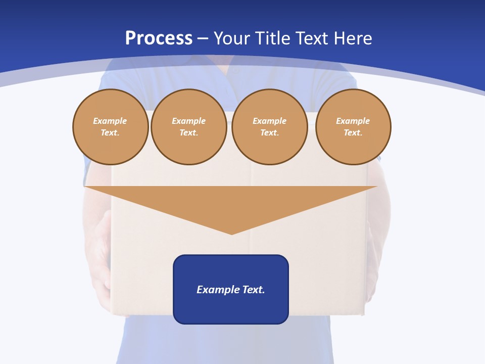 Deliver Isolated Deposit PowerPoint Template