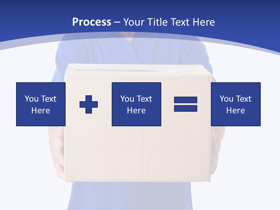Deliver Isolated Deposit PowerPoint Template