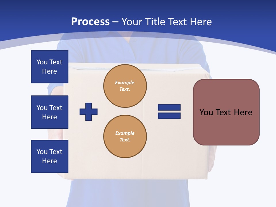 Deliver Isolated Deposit PowerPoint Template
