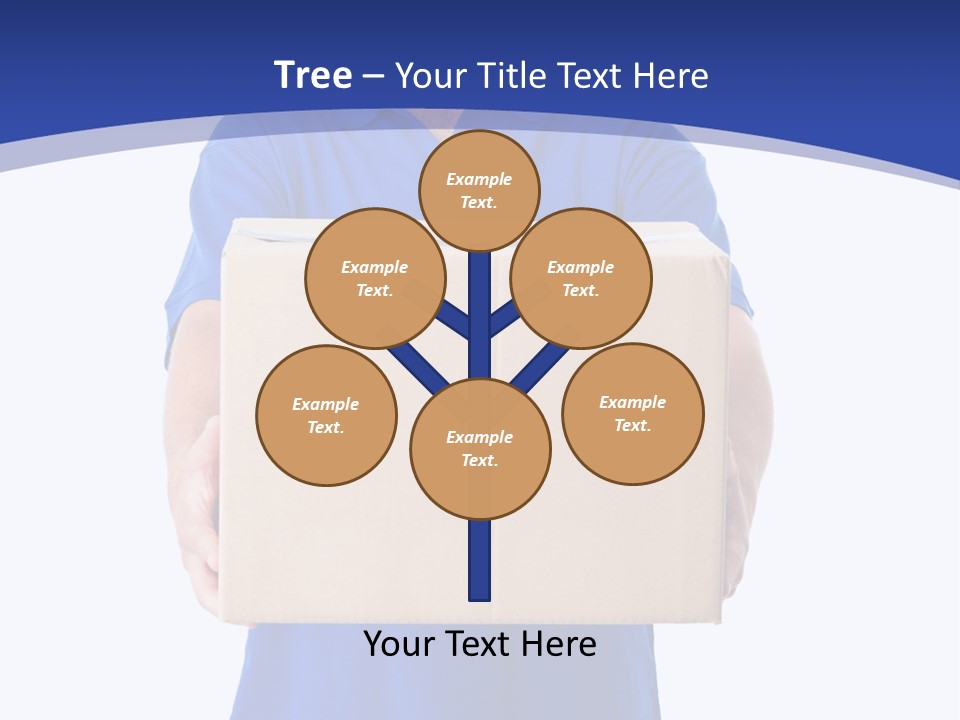 Deliver Isolated Deposit PowerPoint Template