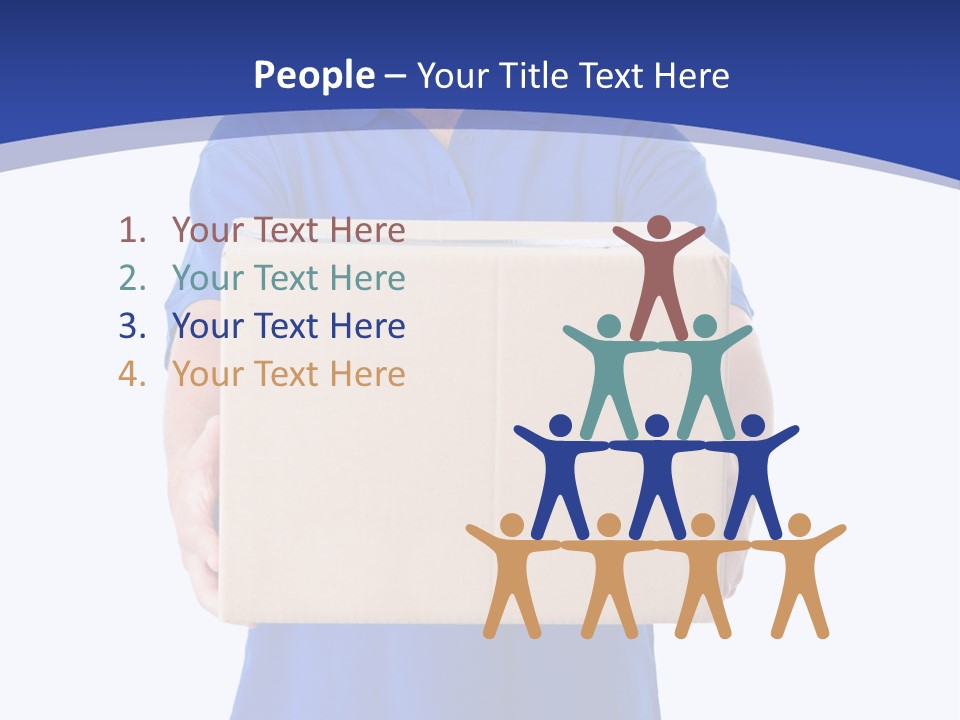 Deliver Isolated Deposit PowerPoint Template