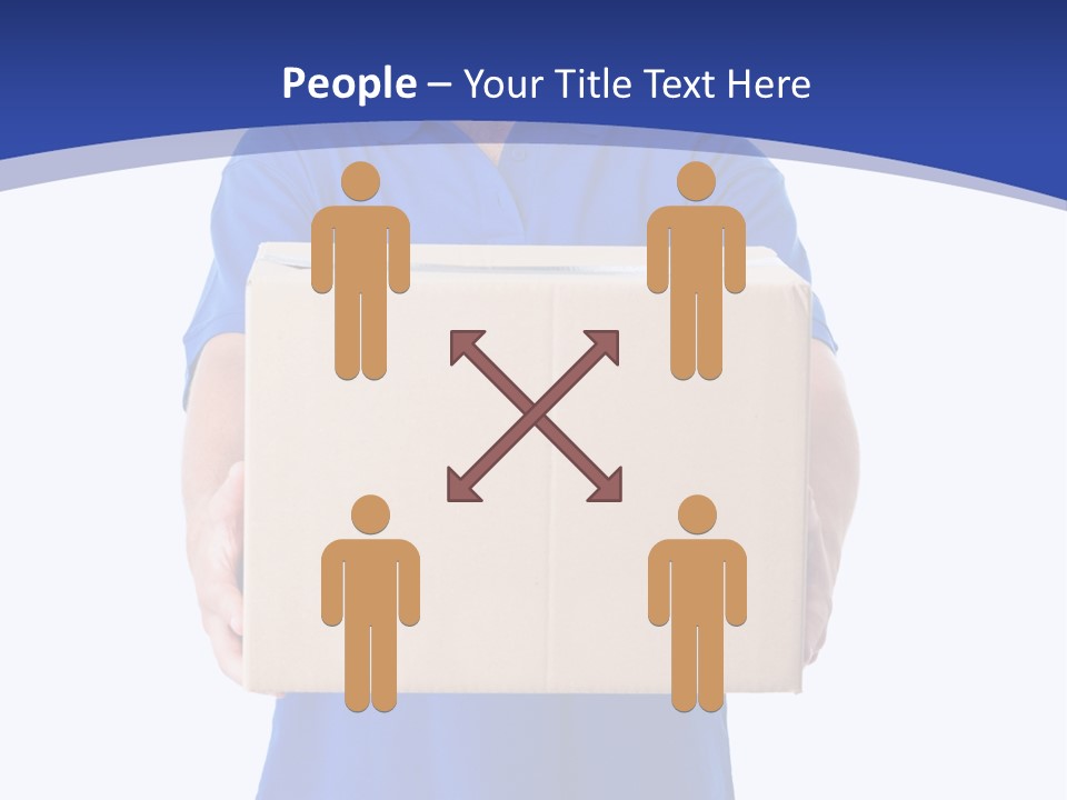 Deliver Isolated Deposit PowerPoint Template