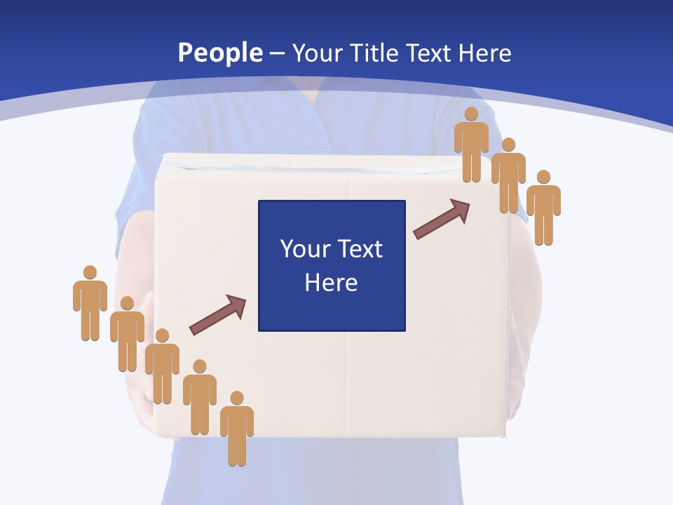 Deliver Isolated Deposit PowerPoint Template