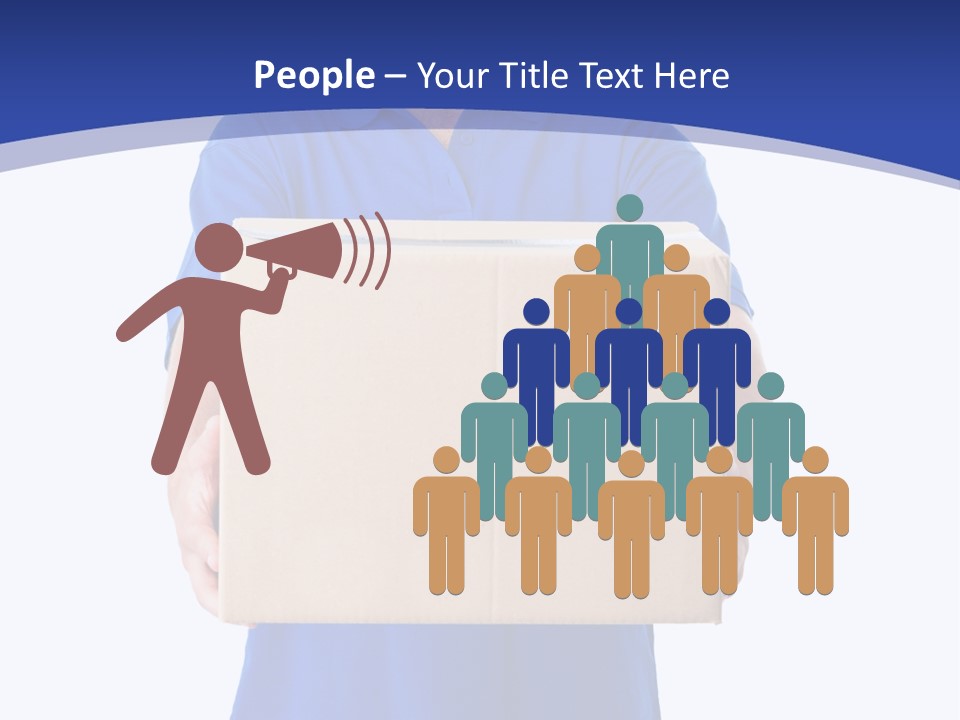 Deliver Isolated Deposit PowerPoint Template