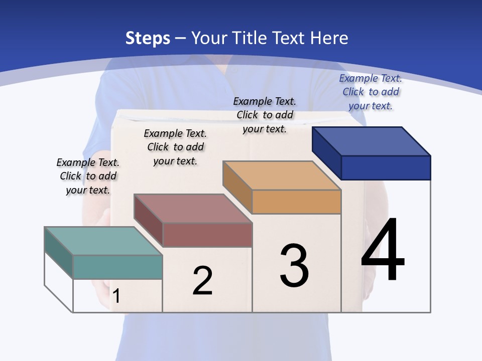 Deliver Isolated Deposit PowerPoint Template