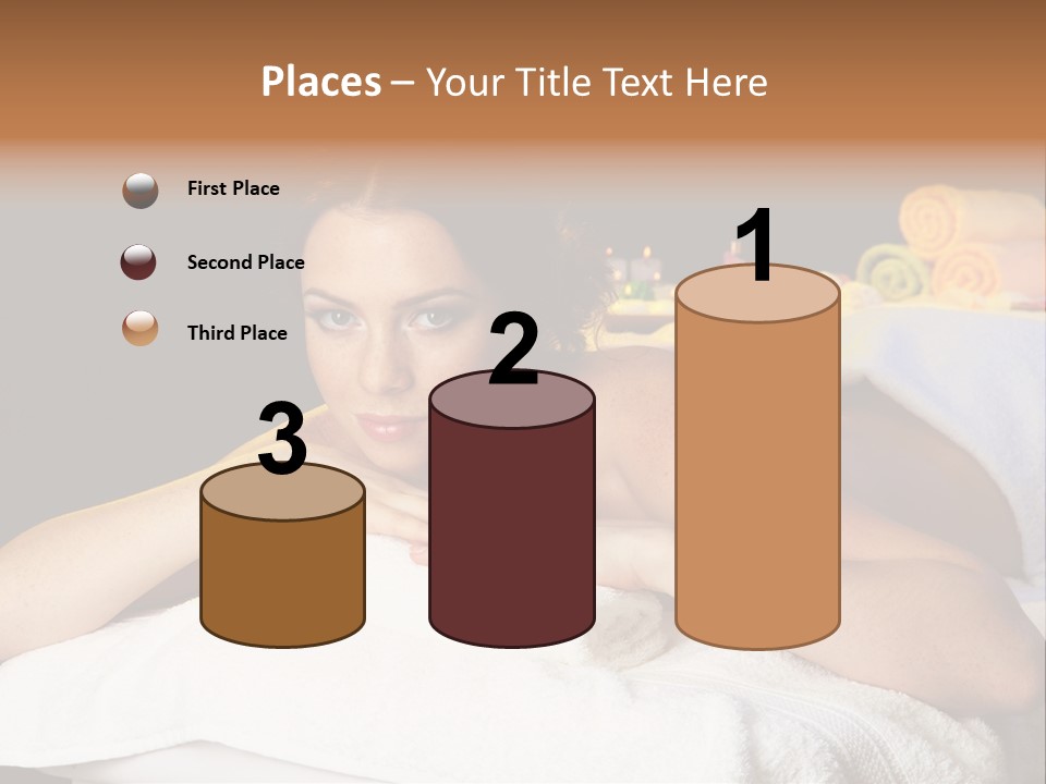 Beautiful Skin Candle PowerPoint Template