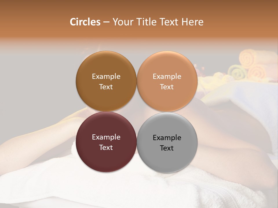 Beautiful Skin Candle PowerPoint Template