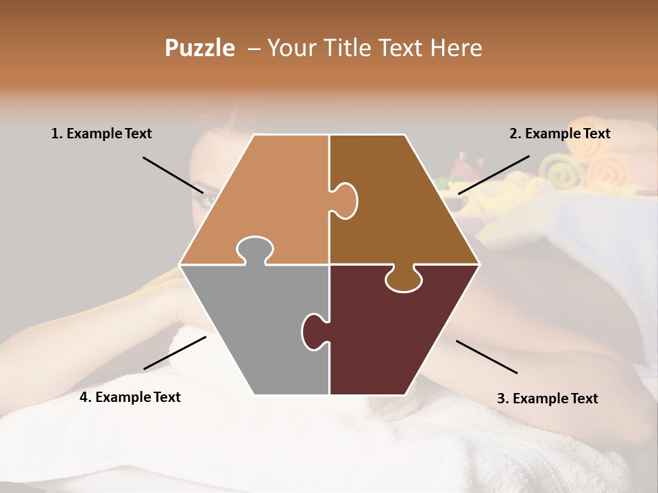 Beautiful Skin Candle PowerPoint Template