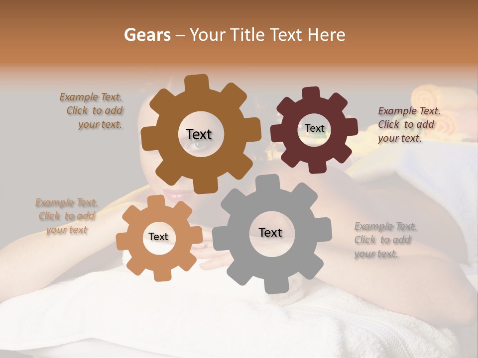 Beautiful Skin Candle PowerPoint Template